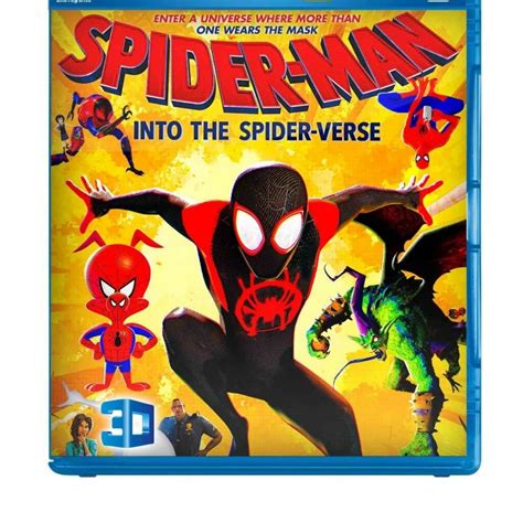 Spider Man Into The Spider Verse D Blu Ray Region Free Blu Ray Movies