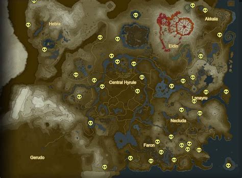 Some Maps Zelda Breath Of The Wild Amino Amino