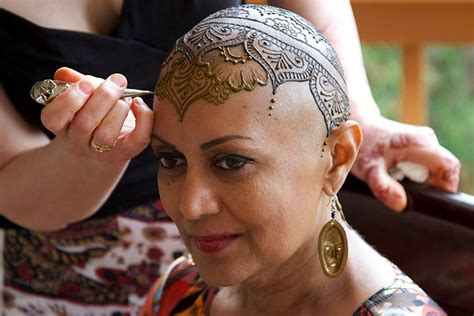 Elegant Henna Tattoo Crowns Help Cancer Patients Cope With Their Hair