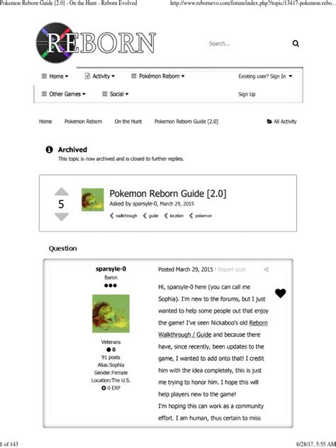 Pokemon reborn is another pokemon game comes from rpg maker xp. Pokemon Reborn Guide | Pokémon | Nature