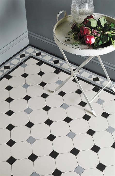 Victorian Floor Tiles By Original Style Conrad Border With Nottingham