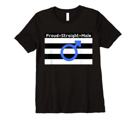 shop straight proud heterosexual male t shirts tees design