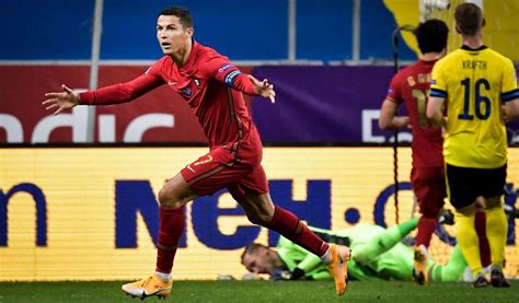 Cristiano Ronaldo Scores 100th Portugal Goal In Win Over Sweden Marca