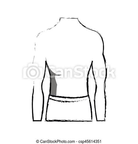 Male Torso Fit Body Icon Image Vector Illustration Design Canstock
