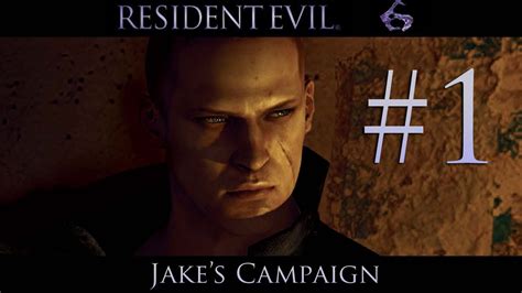 Lets Play Resident Evil 6 Blind Jakes Campaign 1 Youtube