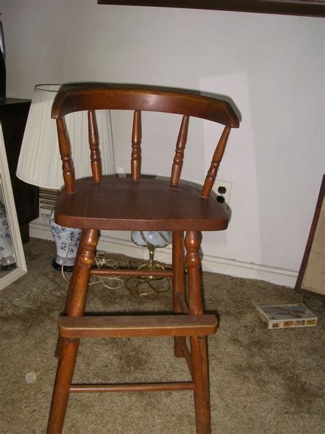 At present, there are more than 1000. Yard Sale/Furniture/Estate Sale: Old high Chair