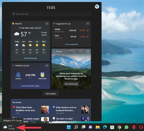 How To Remove The Weather Icon From The Taskbar In Windows Gear Up Windows