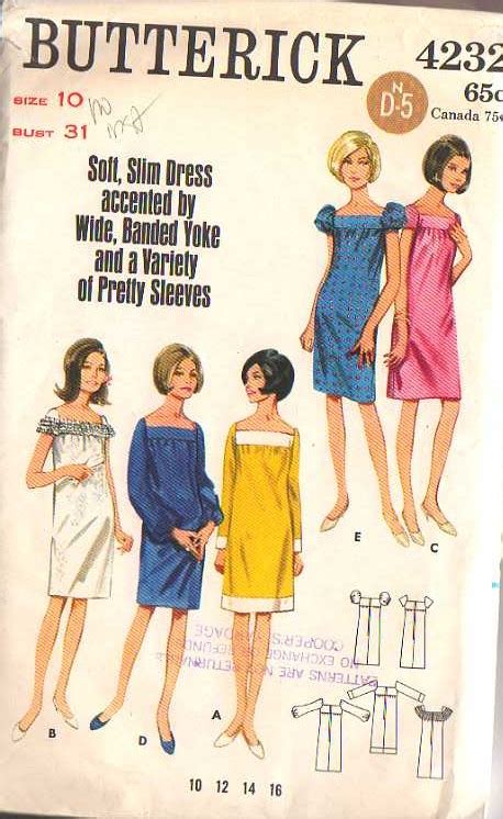 butterick 4232 vintage sewing patterns fandom powered by wikia