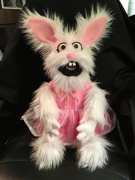 Puppet Deluxe Rabbit Puppet Bunny Puppet Hand Puppet Ventriloquist