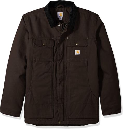 Carhartt Mens Full Swing Relaxed Fit Washed Duck Insulated Traditional