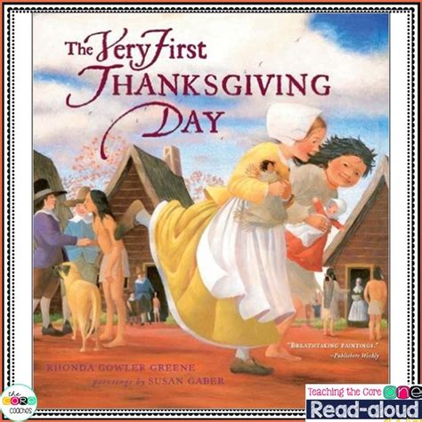 The Very First Thanksgiving Day Read Aloud Lesson Plans And Activities