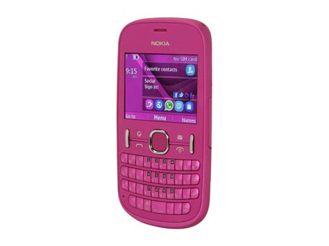 Nokia Asha 201 Unlocked Gsm Qwerty Phone With Bluetooth 2 Mp Camera