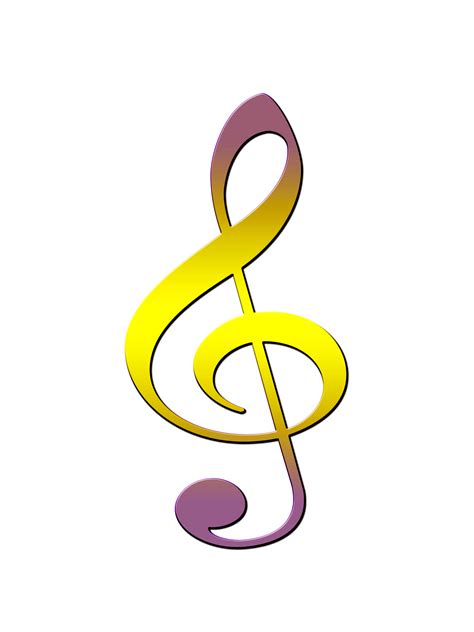Picture Of Treble Clef Sign Treble Clef In Word Doc Aep