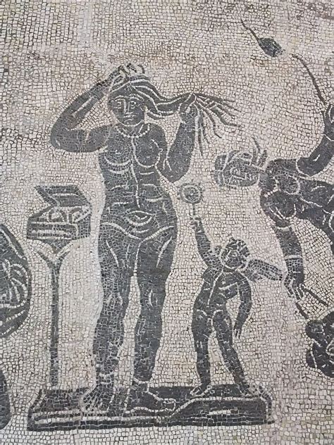 Roman Black And White Mosaics From The Via Sicillia Near P Flickr