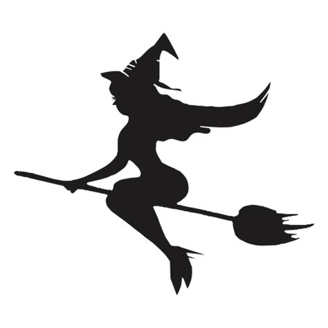 There are such places in bedfordshire, county durham, norfolk, shropshire. Witch on a broom sexy silhouette - Transparent PNG & SVG ...
