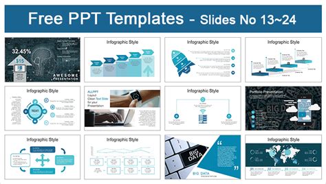 Big Data Visualization Powerpoint Templates For Free