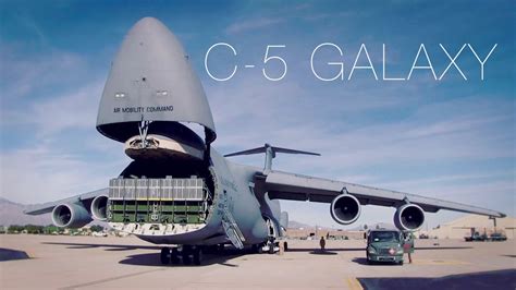 The Largest Plane In The Air Force C 5 Galaxy Cargo Loading Youtube