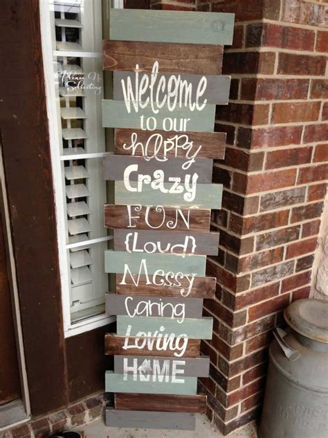 15 Amazing Diy Welcome Signs For Your Front Porch