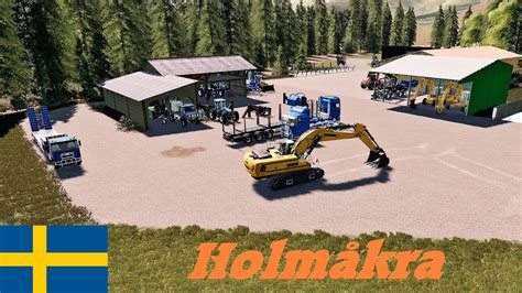 Fs19 Map Holmåkra 001 Forestry And Farming Youtube
