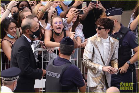 Timothee Chalamet Leans On Tilda Swinton S Shoulder During French