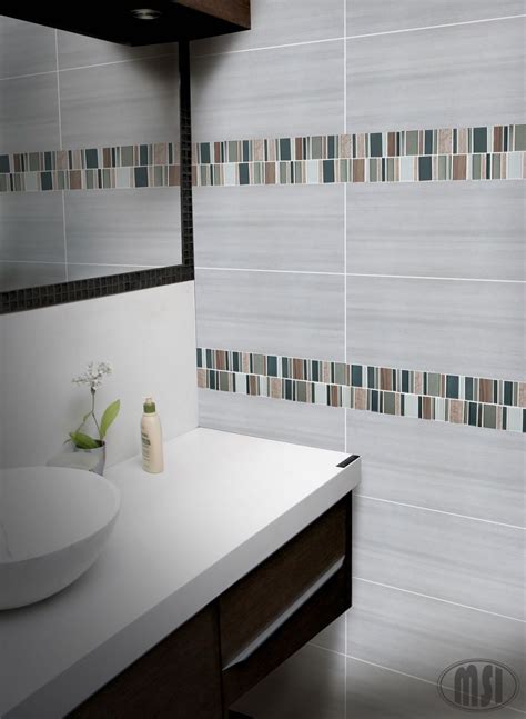 Paradise Bay Blend Pattern 8mm Mosaic Tile Metal Mosaic Tiles Wood