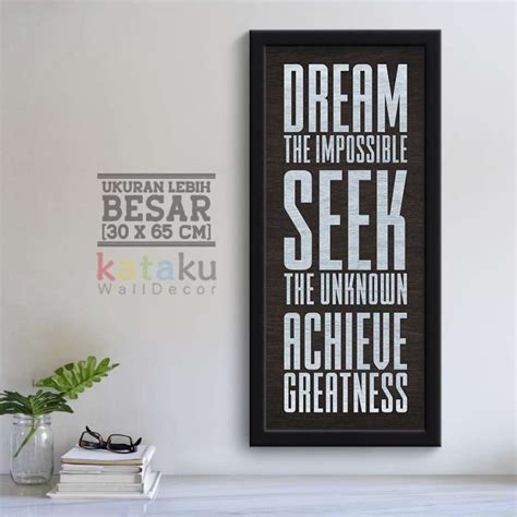 Jual Pajangan Dinding Hiasan Dinding Poster Kayu Quotes Motivasi Wall Decor Di Seller Kataku