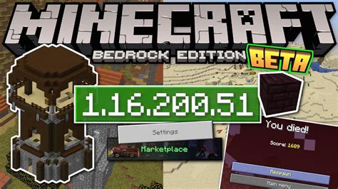 Minecraft Bedrock Beta 11620051 Out Now ⬆️death Spawn ⬆️ Change