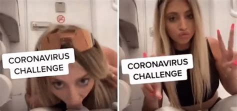 Coronavirus Challenge L Influencer Ava Louise Lecca La Tazza Del Wc Su