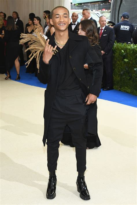 Jaden Smith Walks Met Gala 2017 Red Carpet With Fistful Of His Own