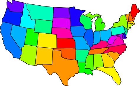 Free Vector Graphic Map United States Usa America Free Image On