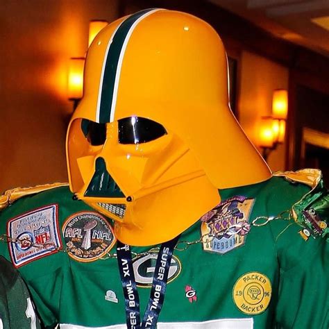 I Knew That Darth Vader Couldnt Be All Bad Packers Fan Green Bay Packers Maythefourthbewithyou