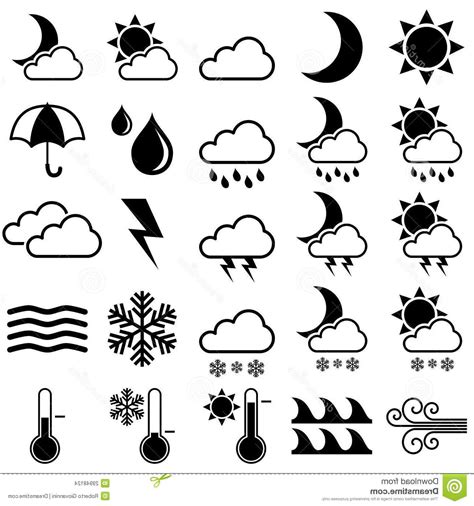 Best Sunny Weather Clip Art Black And White Cdr Free