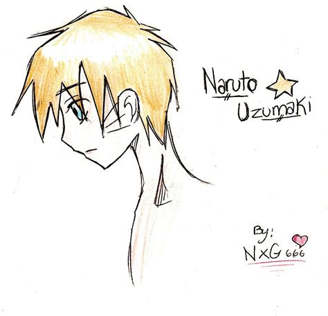 Naruto Side Profile By Nejixgaara666 On Deviantart