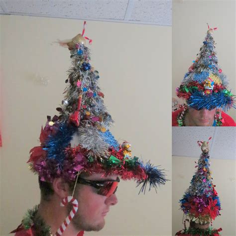 Ooak Christmas Tree Tacky Ugly Christmas Sweater Party Hat Perfect
