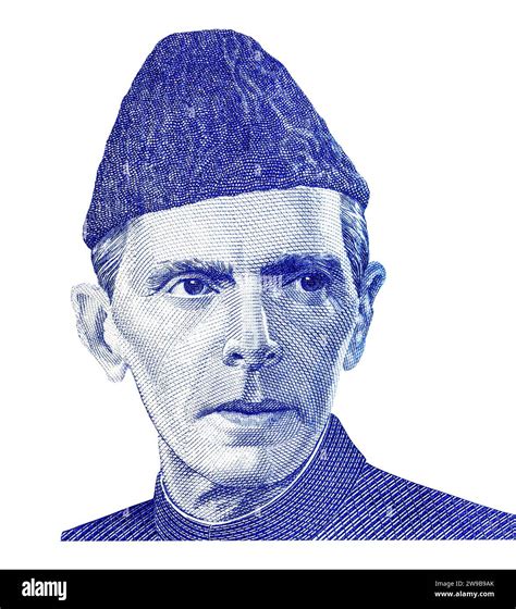 Muhammad Ali Jinnah 1876 1948 Portrait From Pakistan 75 Rupee