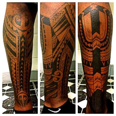 Samoan Tattoo Leg Tattoo Leg Tattoos Maori Tattoo Maori Tattoo Designs