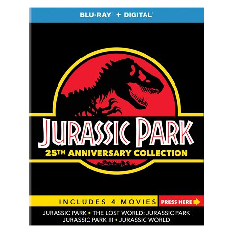 Jurassic Park 25th Anniversary Collection Blu Ray Wgl 2 S