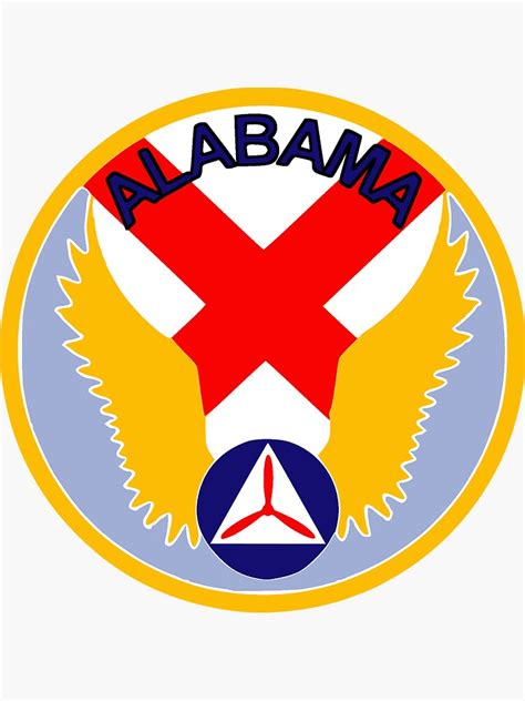 Alabama Wing Civil Air Patrol Sticker For Sale By Wordwidesymbols