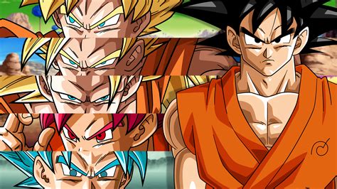 All Goku Forms Wallpapers Top Free All Goku Forms Backgrounds Wallpaperaccess