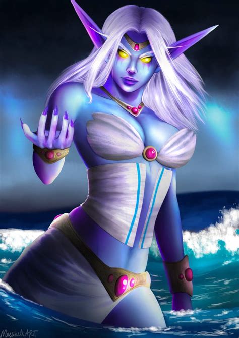 Queen Azshara By Meeshell Art World Of Warcraft Warcraft Art Art