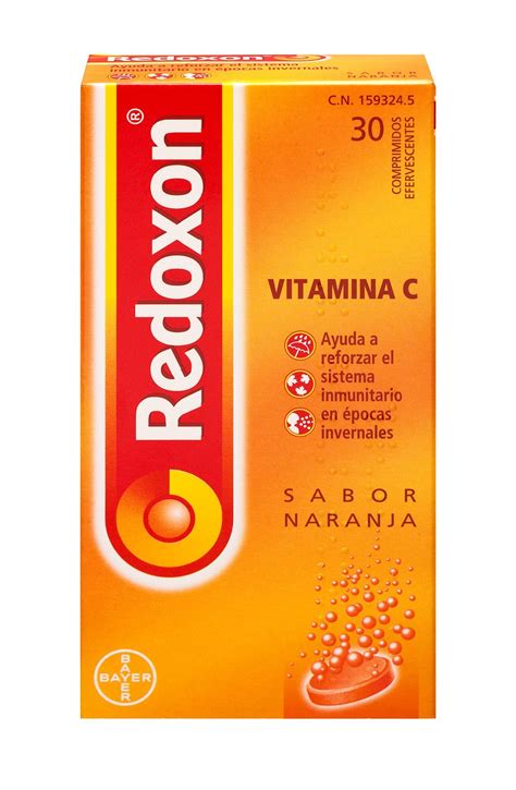 Redoxon Vitamina C Sabor Naranja 30 Comprimidos Efervescentes Gripes