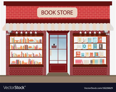 Book Store Vector Graphics Bookstore Vector Vector Graphics Gambaran
