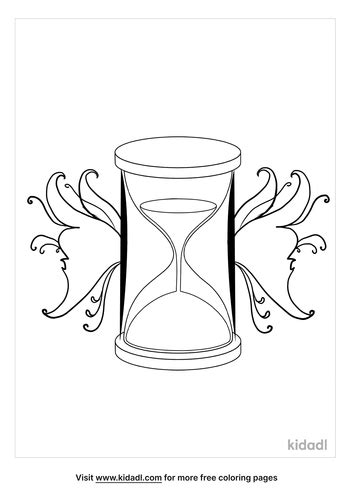 √ Hourglass Coloring Page : Easy Coloring Pages For Adults Best Coloring Pages For Kids