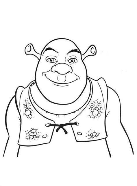 Desenho De Ogro Shrek Para Colorir Tudodesenhos