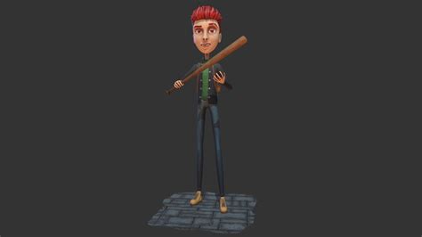 stylised character max 3d model by shihab miah shiha96 [a42119d] sketchfab