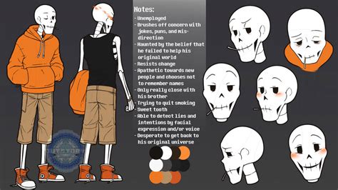 Outstory Character Swap Papyrus Reference By Nanobanana On Deviantart