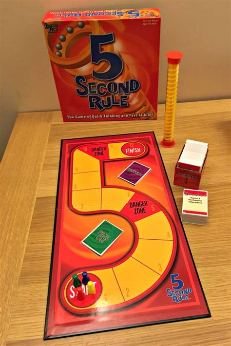 5 Second Rule Board Game Review In The Playroom