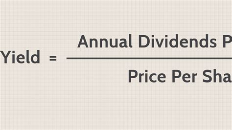 A Guide To Estimating Dividend Income Understand Yield Calculate