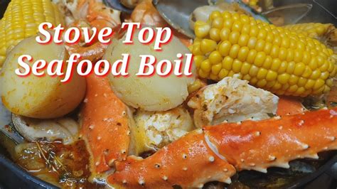 Seafood Boil In A Pot Uk Version Easy Seafood Boil Recipe Youtube