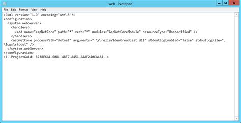 Net Core Hosting In IIS Error Reading The Web Config File Error Internal Server